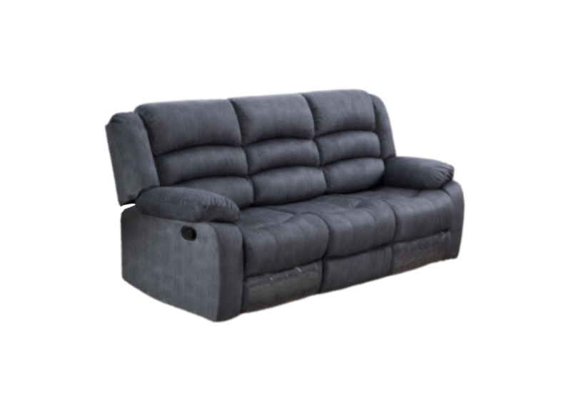 Sofa Tanzanite  Recliner 3 Seater Grey